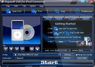 Bigasoft DVD to iPod Converter screenshot